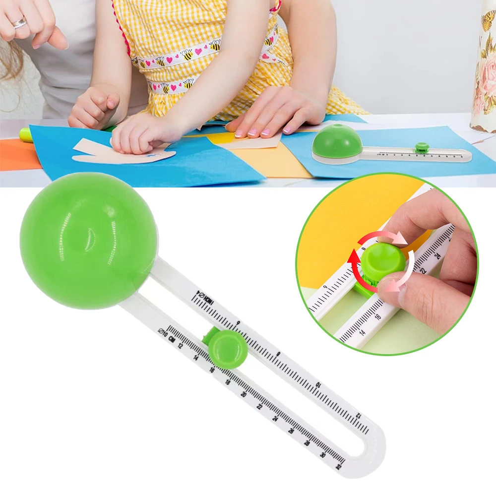 Round Cutting Knife Patchwork Compass Circle Cutter Scrapbooking Cutters Circular Paper Scrapbooking Cards Cutters