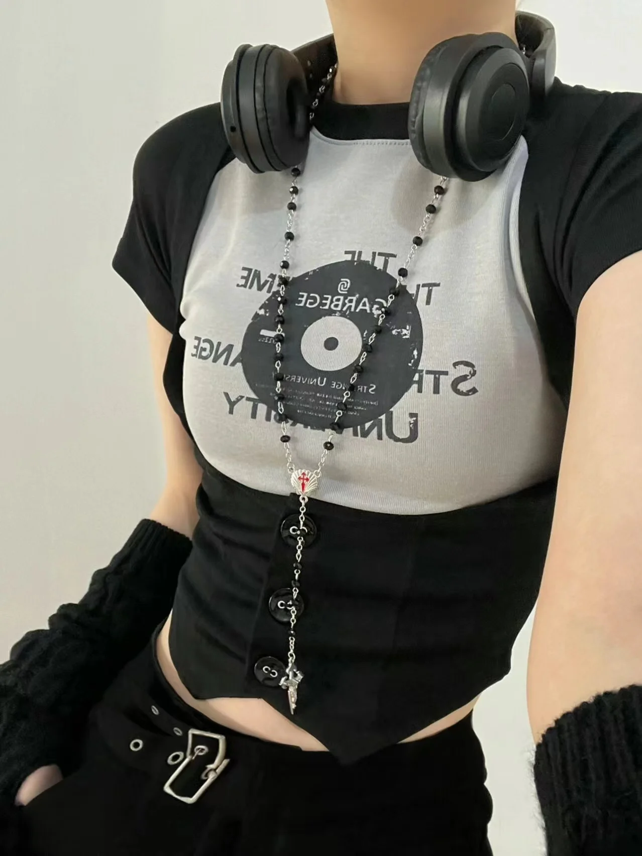 

Summer Vintage T Shirt Short Sleeve Korean Style Women T-shirt Streetwear Patchwork Grunge Aesthetic Tee New Print y2k Tops 2022