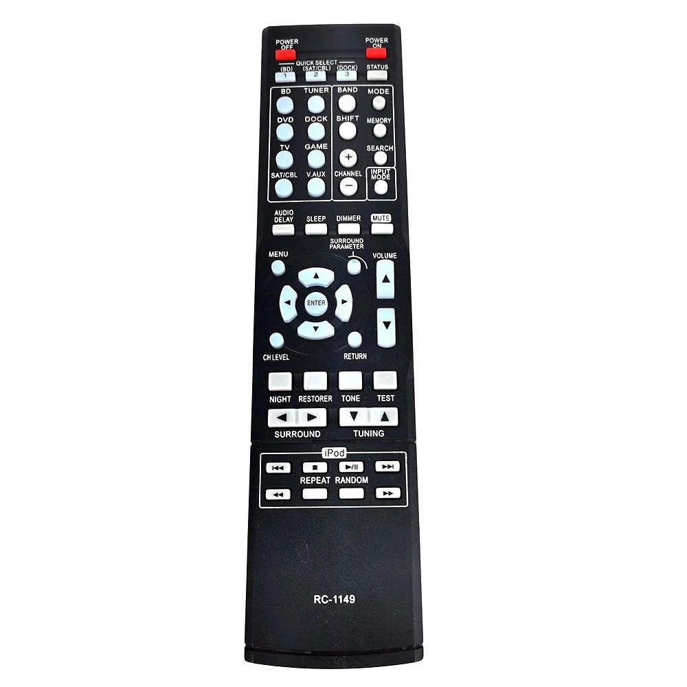RC-1149 Remote Control Replacement for RC-1158 RC1158 XV-5809 AVR-390 AVR-1311-1312B AV Surround Receiver