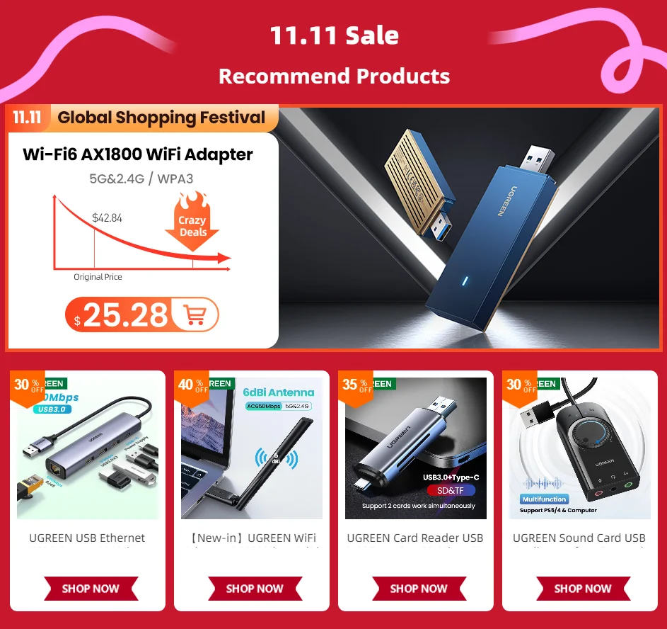 Usb Wifi Adapter For Laptop | Usb Network Adapter | Usb Wifi Adapter For  Mac - Network Cards - Aliexpress