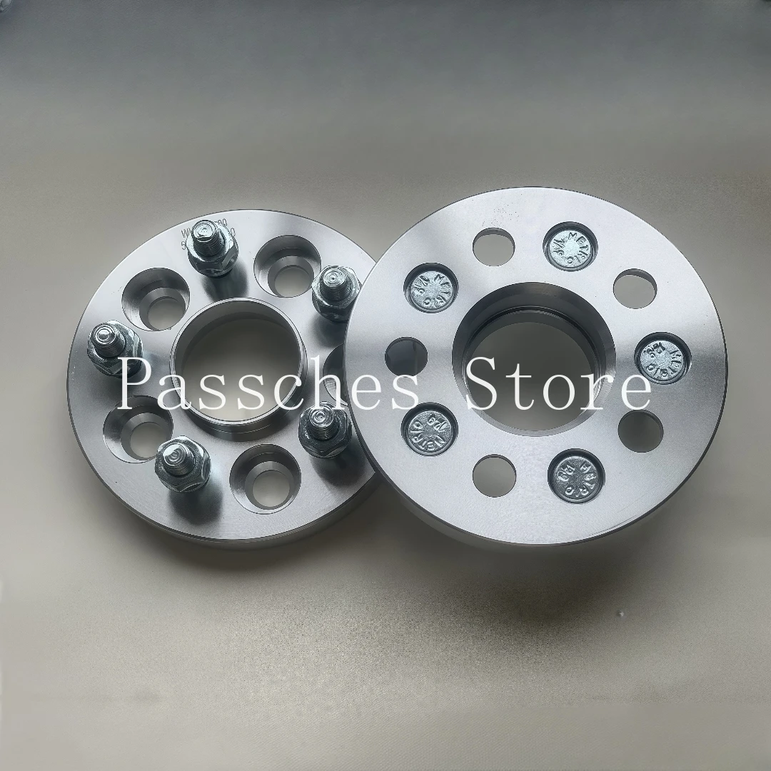 2개 20mm 변환 휠 어댑터 PCD 5x108에서 5x114.3 CB 63.4-60.1m 러그 스터드 M12x1.5