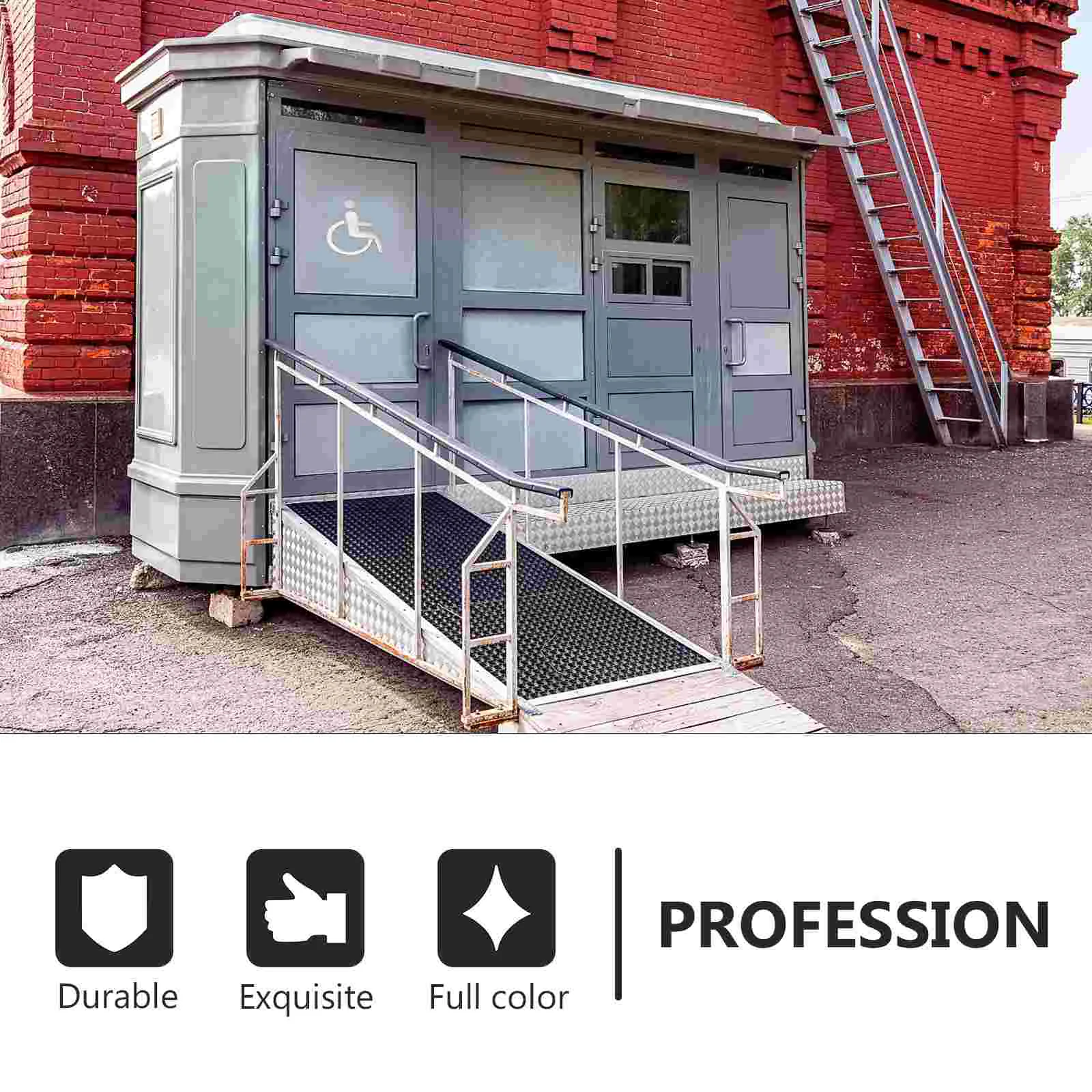 Рисунок 2 - Наклейка на стену унитаза для инвалидной