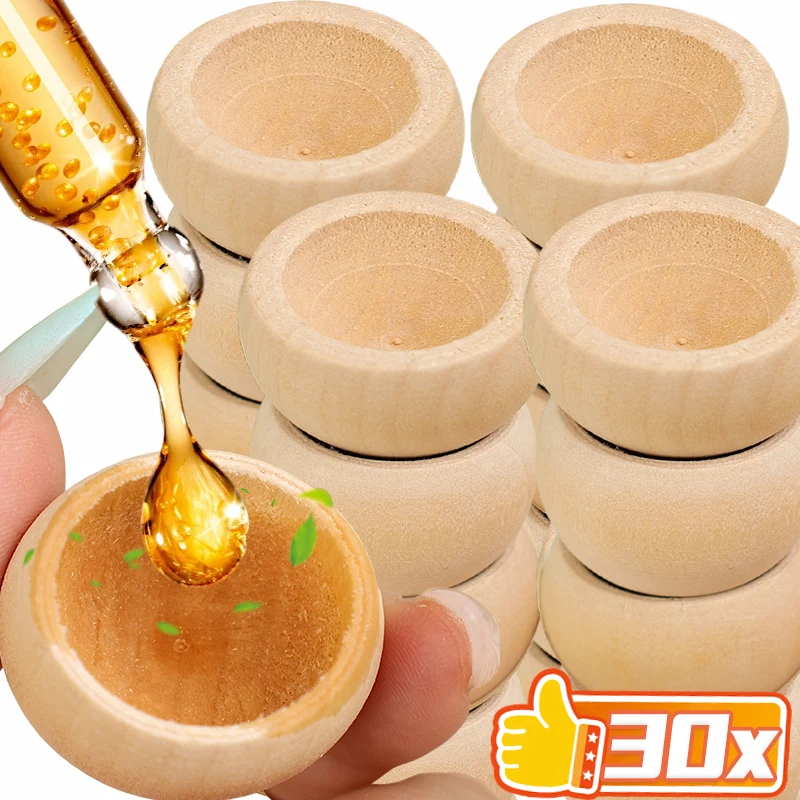 3/30PCS Wooden Aroma Diffuser Essential Oil Diffuser Fragrance Oil Aromatherapy Diffusers for Car Office Wardrobe Air Freshener