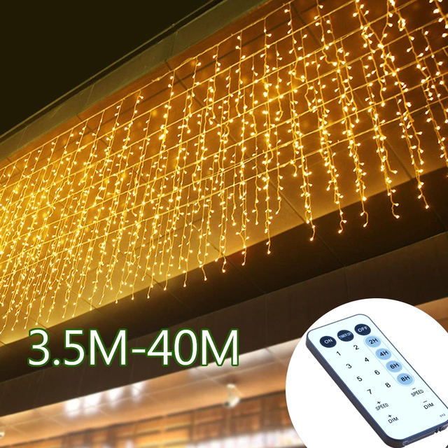 ไฟประดับรูปน้ำแข็ง LED สำหรับตกแต่งงานปีใหม่ งานแต่งงาน สวน ระเบียง งานคริสต์มาส 1