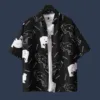 Goose Full Print Summer Button Up Shirt Men Casual Fashion Short Sleeves Shirts Button Lapel Summer 2024 Hawaiian Beach Shirt 2