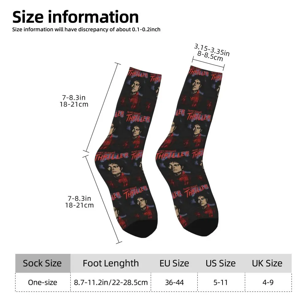 Michael 1984 Grammys Jackson Pop Art Portrait Socks Harajuku Stockings All Season Long Socks Accessories for Unisex Gifts