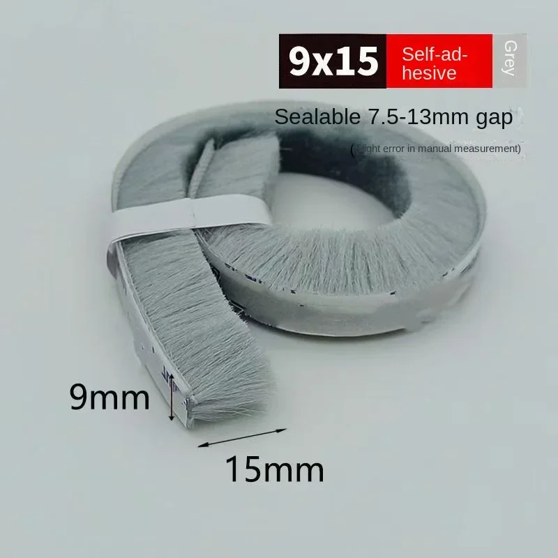 10M Door Window Windproof Dust Sound Insulation Seal Strip Self Adhesive Home Wardrobe Door Window Gap Filler Brush Strip door seal strip sealing strip tape window seal strip sealing tape sealing strip