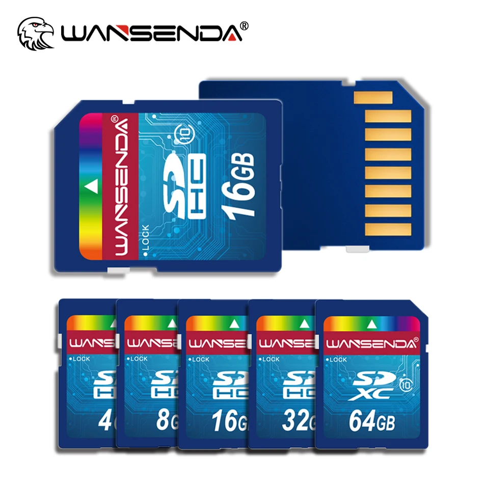 Wansenda-real Capacidade Cartão sd Cartão de Memória Tamanho Grande para Câmera Notebook Armazenamento de Dispositivos Digitais 4gb 8gb 16gb 32gb 64gb - Imagem 6