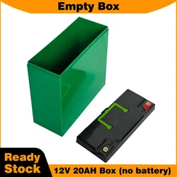 Portable Battery Storage Box with Handle for DIY Projects - Durable Plastic with Brass M5 Connectors (Green)