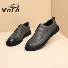 

VOLOspring 2021 new men's shoes men's business men's casual work versatile leather shoes men's leather soft leather