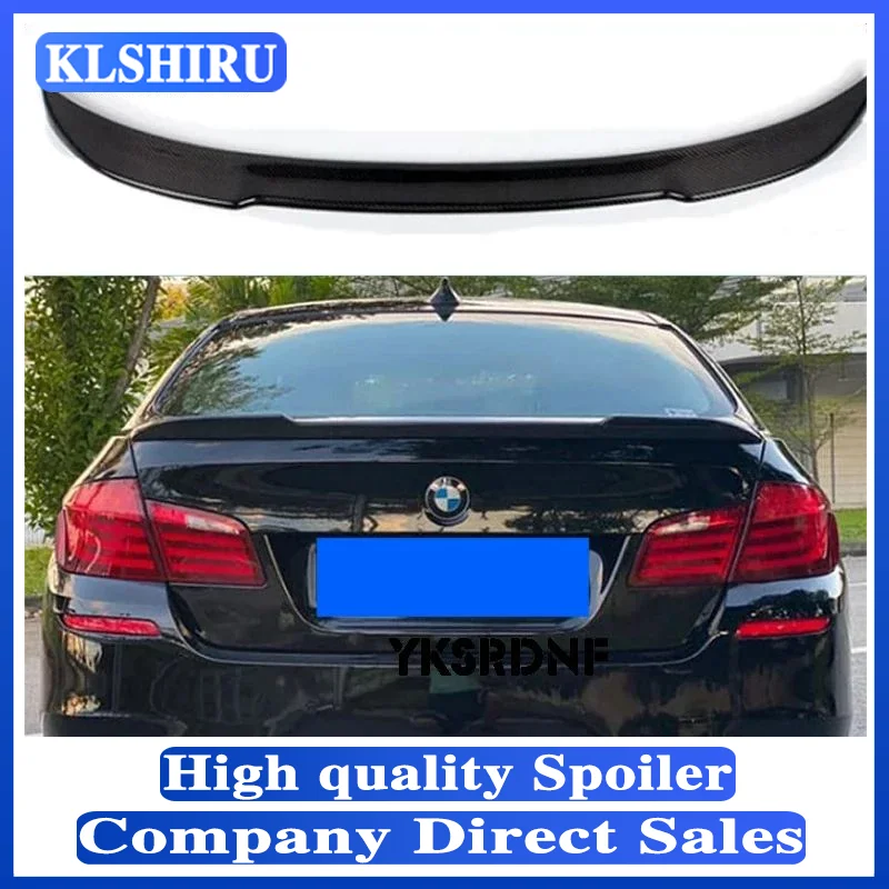 Per Bmw Serie 5 F10 F18/F10 M5 Berlina Cs Style Carbon Forged Carbon Spoiler Posteriore Tronco Ala 2009-2017