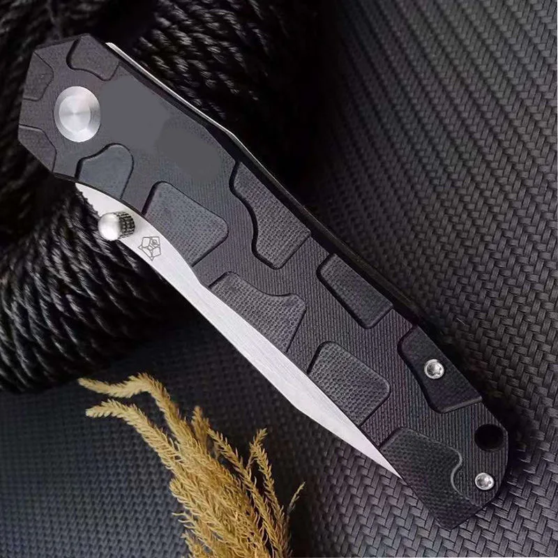 

G10 Material insulation fireproof multi-functional folding knife field fishing mountaineering travel knife slicing knife self-de