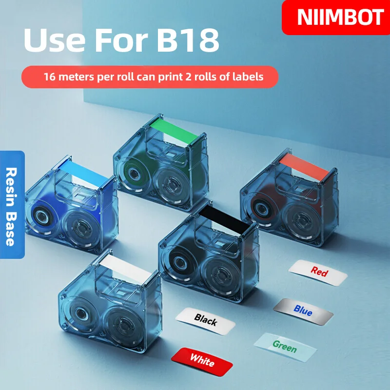 NIIMBOT Thermal Label Stickers for B18 Waterproof Anti-Oil Scratch-Resistant PaperSmart label thermal paper