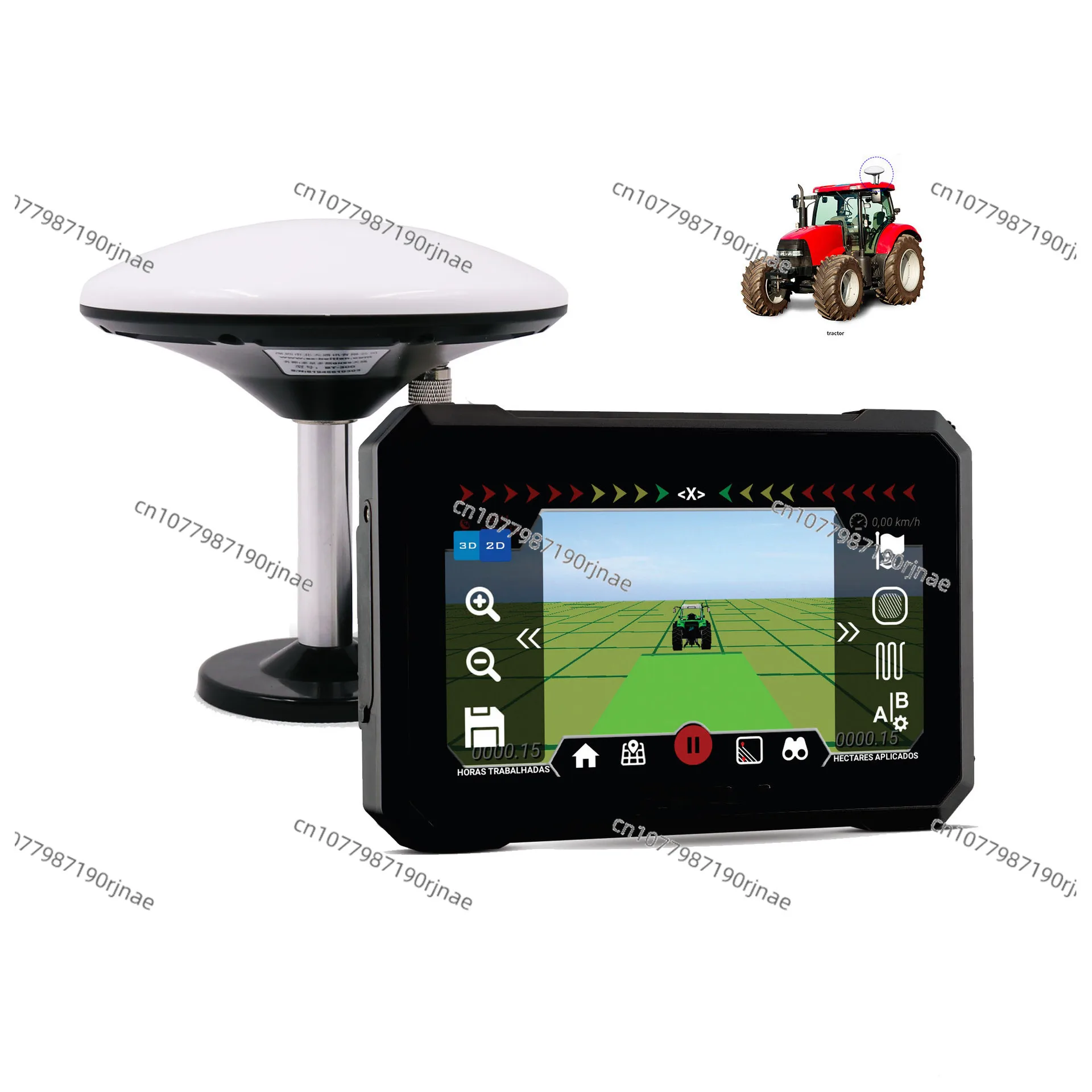 

7-Inch TG-7R Agricultural Navigator Tractor Sowing High Precision Agricultural GPS