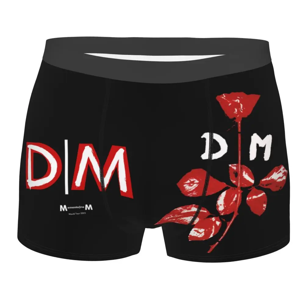 Custom Electronic Rock Depeche Cool Mode Boxers Shorts Men Briefs Underwear Cool Underpants