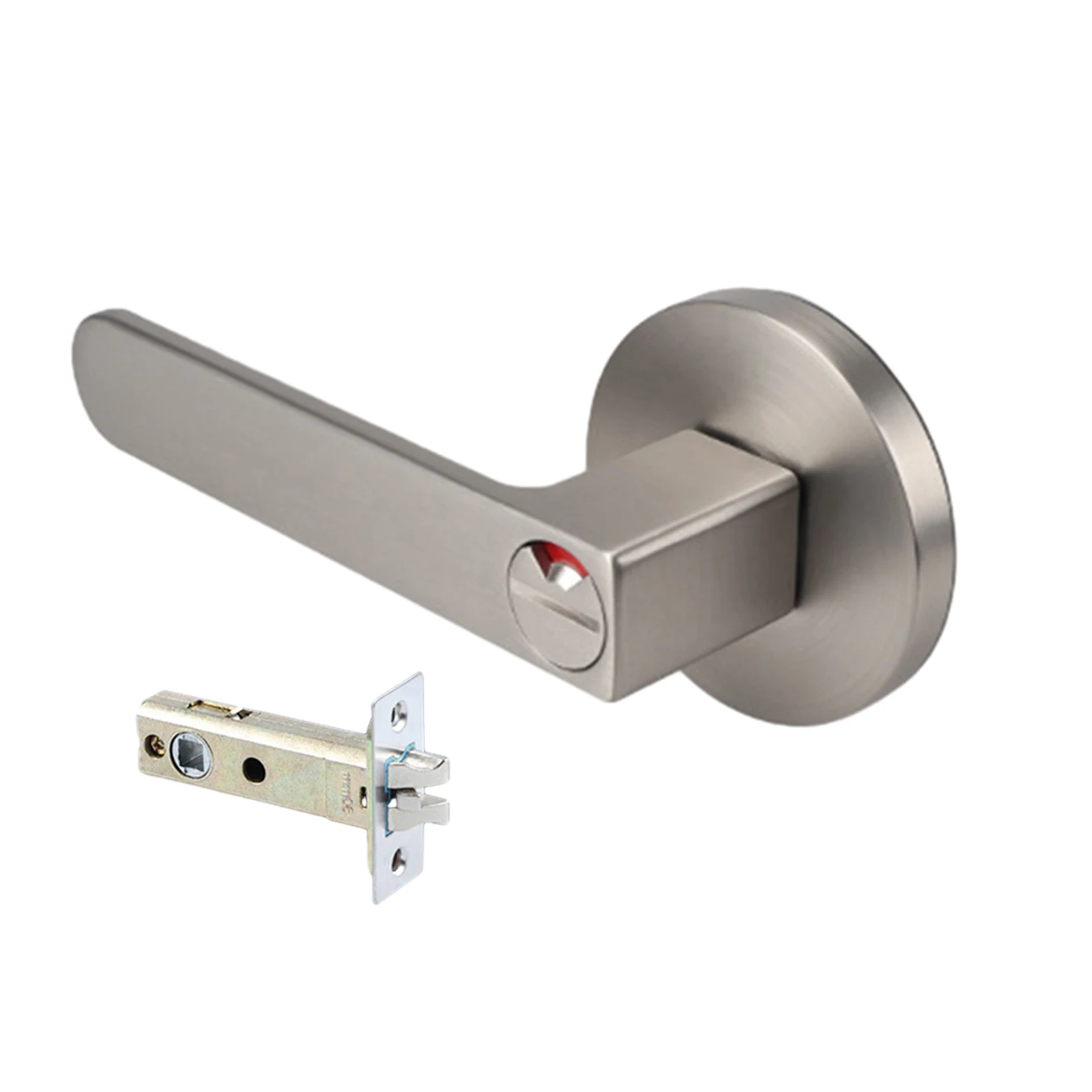 

Hotel Three Lever Lock Indoor Wooden Door Indicator Lock Square With Red And Green Split Lock Door Hardware Home Improvement