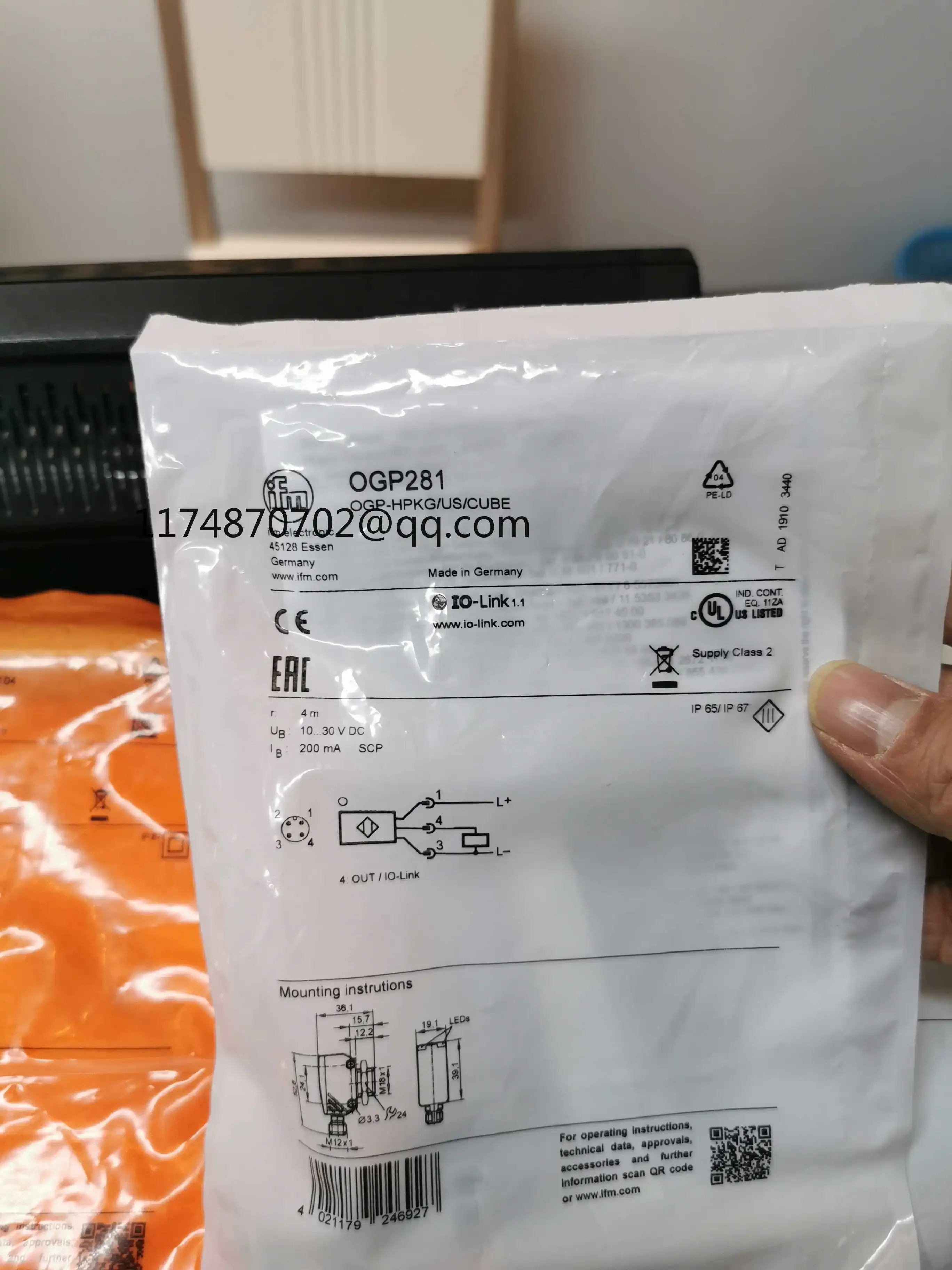 

IFM OGP281 sensor 100% new and original