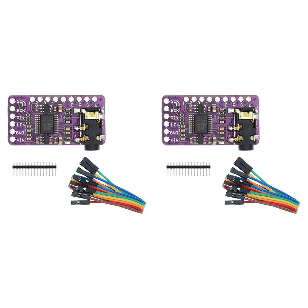 2X I2S PCM5102A DAC Decoder GY-PCM5102 I2S Player Module for Raspberry Pi PHAT Format Board Digital PCM5102 Audio Board