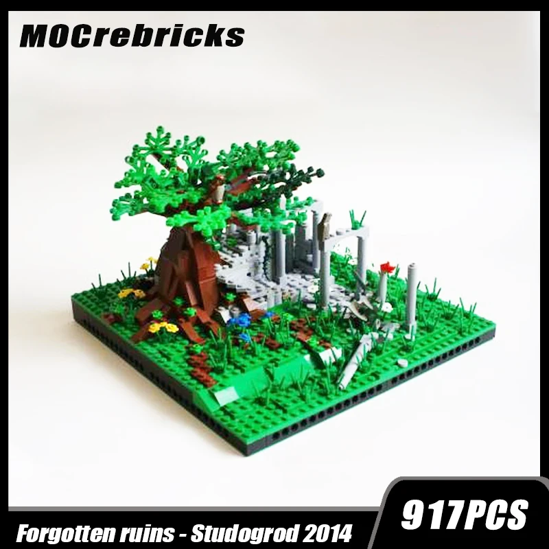 

MOC-2189 знаменитые фильмы Забытые Руины замок здание модульный строительный блок сборка модель Кирпич игрушка Детские подарки