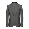 High Quality 2023 New Men's Fashion All-in-one Banquet Korean Version Slim Handsome Trend Business Casual  Four Seasons  Blazers 4
