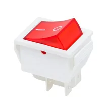 

Rocker Switch 15A/250 V 16A/240 V 20A/125 V RED ON-OFF Double Pole 4 Pin ILLUMINATED DPST 30 X 22mm / 1.18" X 0.87" With Led