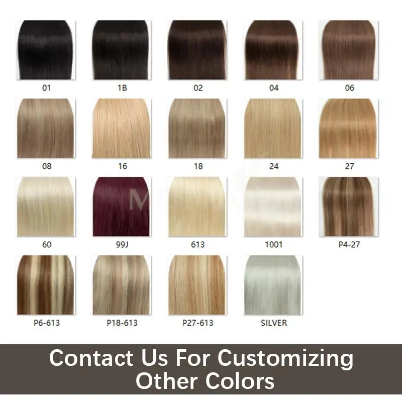 Human Hair Tape In Hair Extensions Machine Made Remy Extensions Full Head 40pcs Brown Blonde 12-24inch Thick Ends Tape On