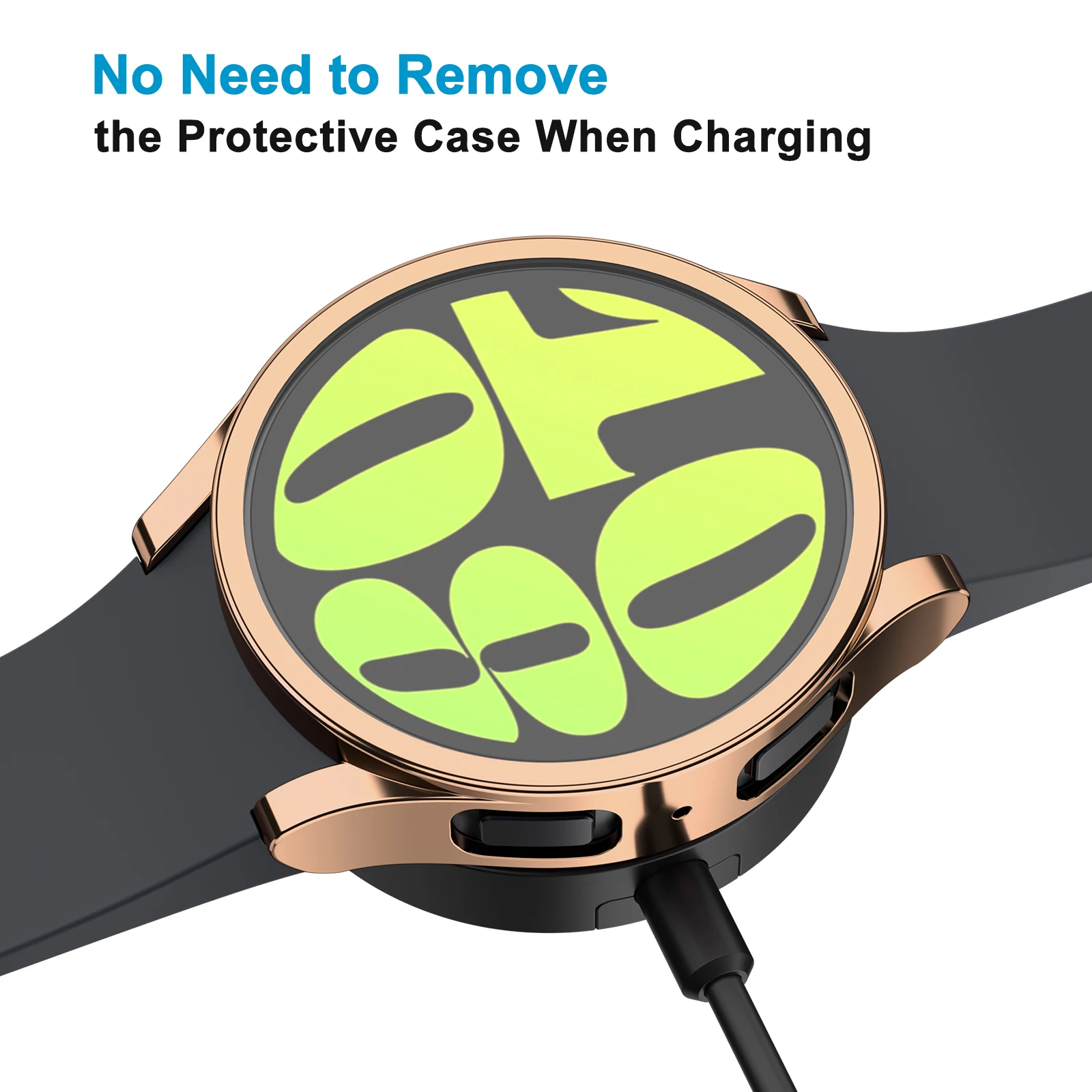 Premium Full Cover TPU Screen Protector Shell for Smartwatch - 40mm/44mm
