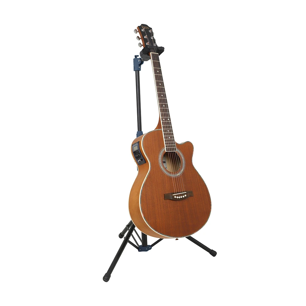 GALUX GS-211 Guitar Stand Portable Upright Tripod Stand Foldable Retractable Holder Rack for Bass Guitar Violin Ukulele Mandolin