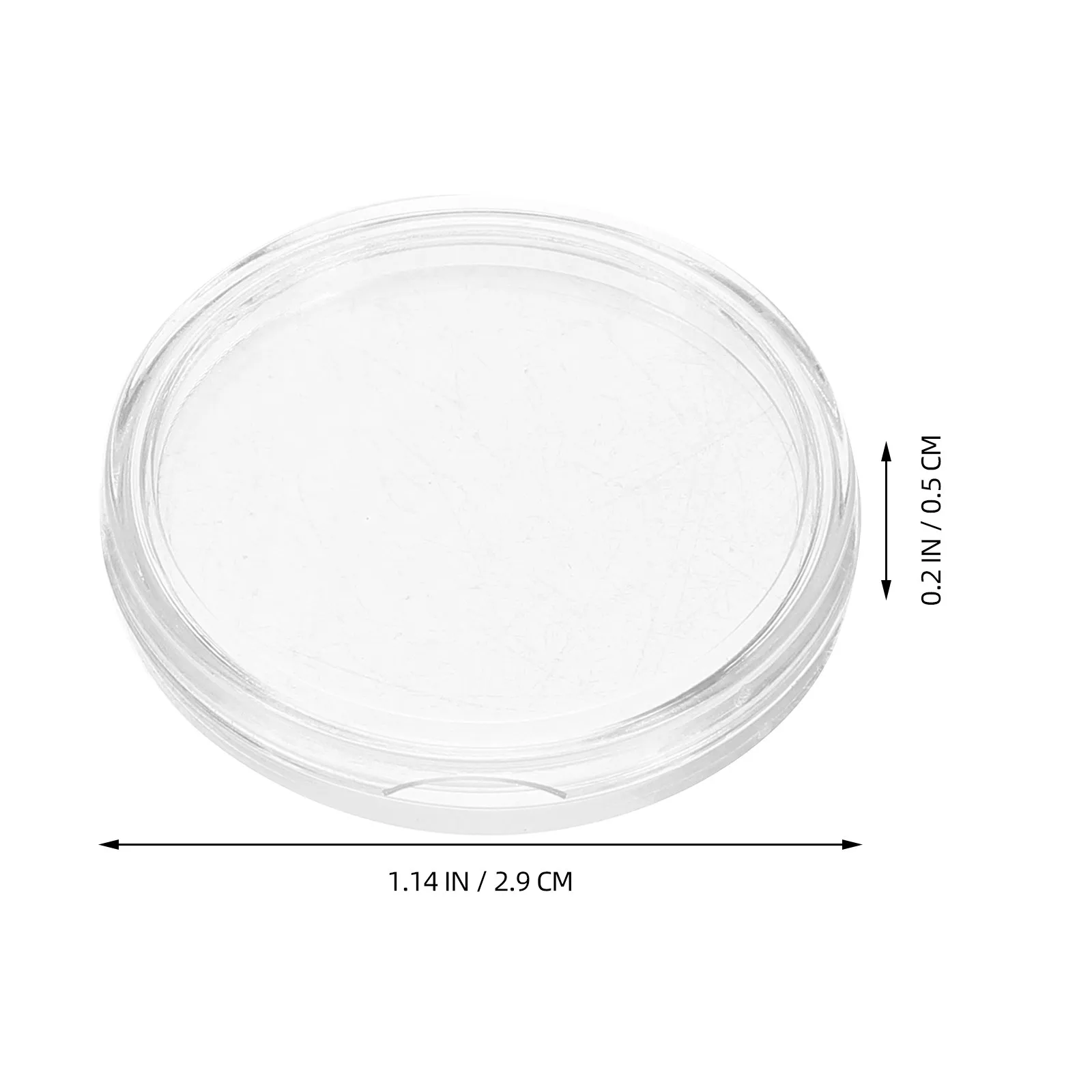 100Pcs 28Mm 프리미엄 투명 동전 보호 상자 꼭 맞는 안전한 보관 상자 상품, 비즈니스 선물, 광고 프로모션에 이상적