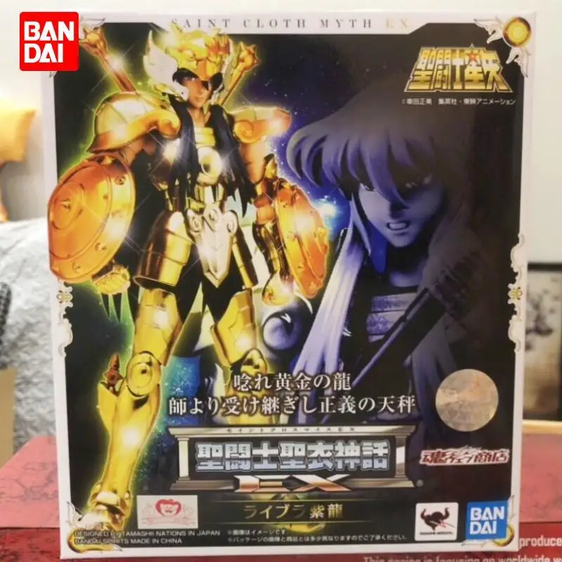 

Original Bandai Saint Seiya Cloth Myth Gold Ex Libra Shiryu In Stock Anime Figures Model Toys Gift Festival