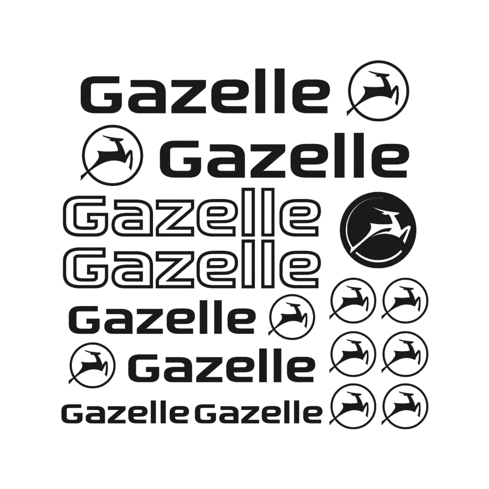 Adesivo Sticker Per Bici Gazella In Vinile - UV Resistente E Waterproof