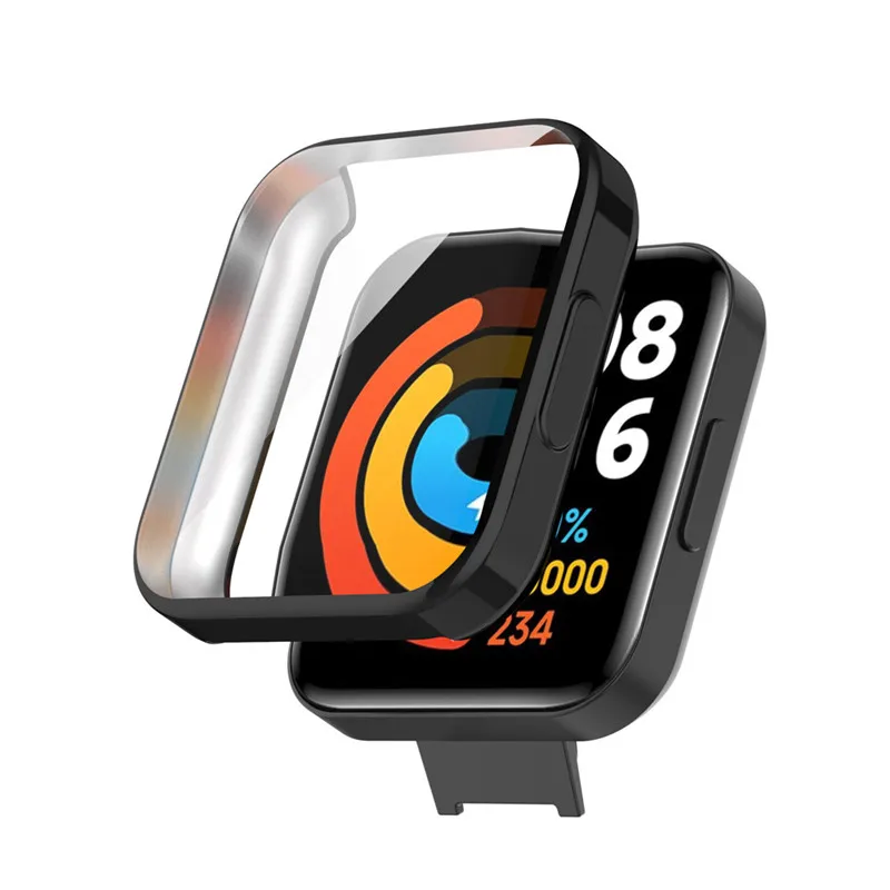 Protective Case +Glass For Redmi Watch 2 Lite Full Cover Screen Protector Shockproof Case For Redmi Watch2 Lite Bumper Shell