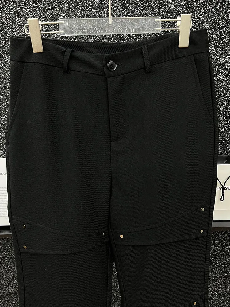 High-End Male Straight Trousers Casual Long Pants Men's Loose Comfort 2024 Spring Autumn All-Match Handsome Wide-Leg Pants