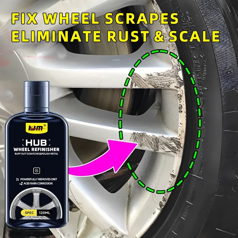 Advanced Hub Repair Kit-removes scratches, rust and discoloration, enhances shine and anti-aging maintenance coating