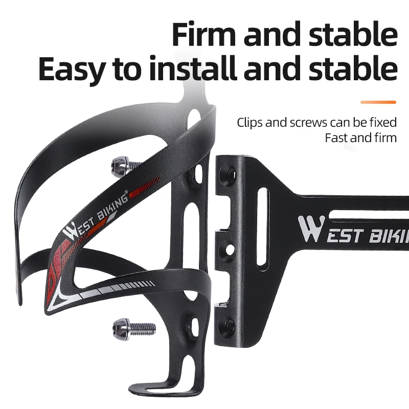 WEST BIKING Water Bottle Cage Extension Bracket Bike Saddle Rear Bottle Cage Adapter Seatpost Universal Bicycle Holder