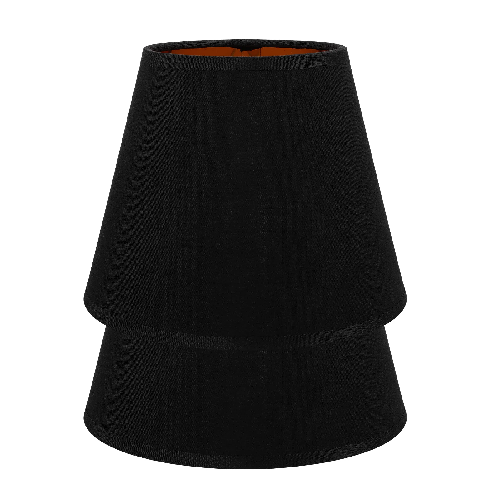 

2 Pcs Clip Bulb Lampshade Shades Bedside for Floor Table Desktop Lampshades Replacement Cover Gold Decor