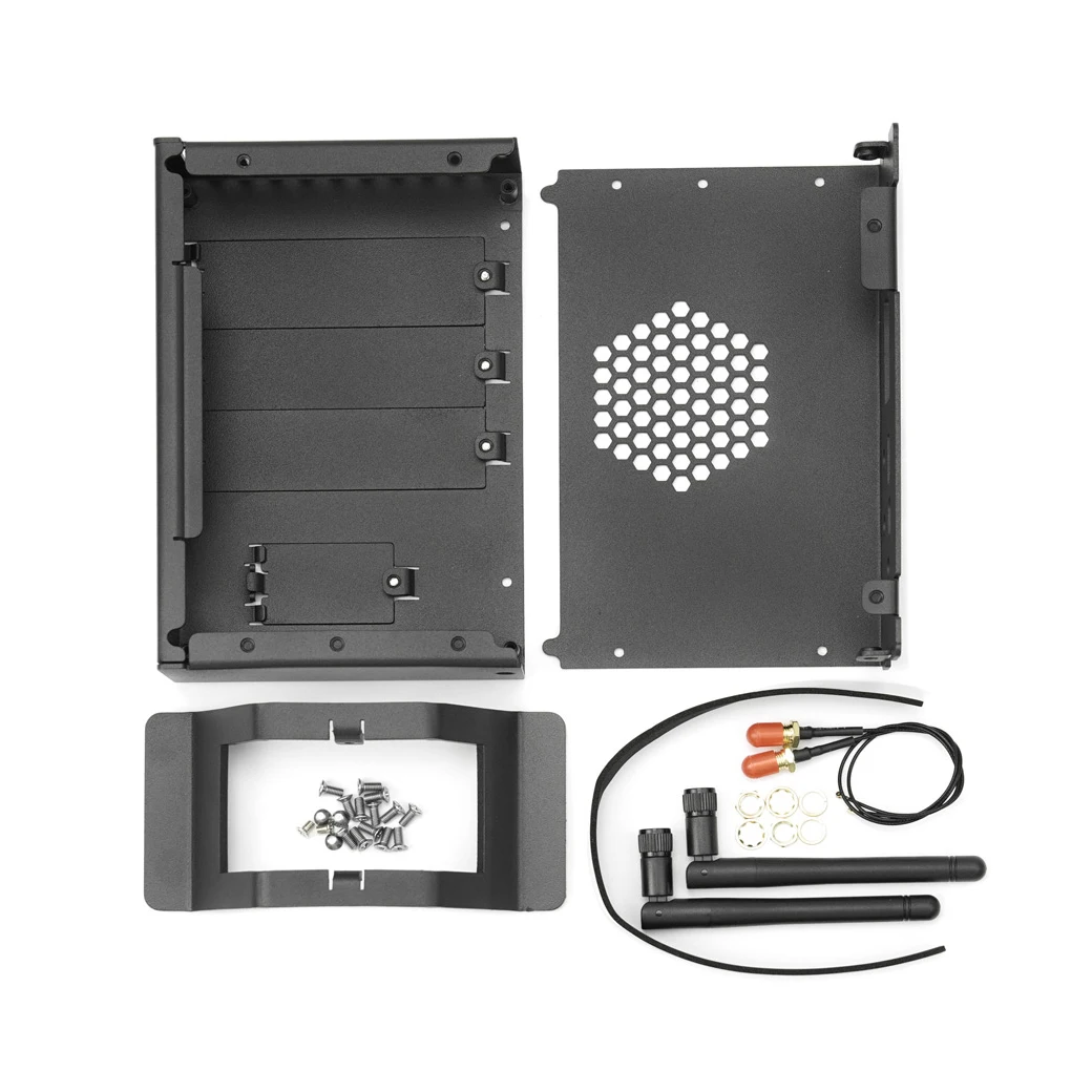 DFRobot ���� Ȯ�� ������ ���̽� �ڽ�, �˷�̴� �ձ�, LattePanda Sigma��, �پ��� ��ǥ�� M.2 Ȯ�� ����