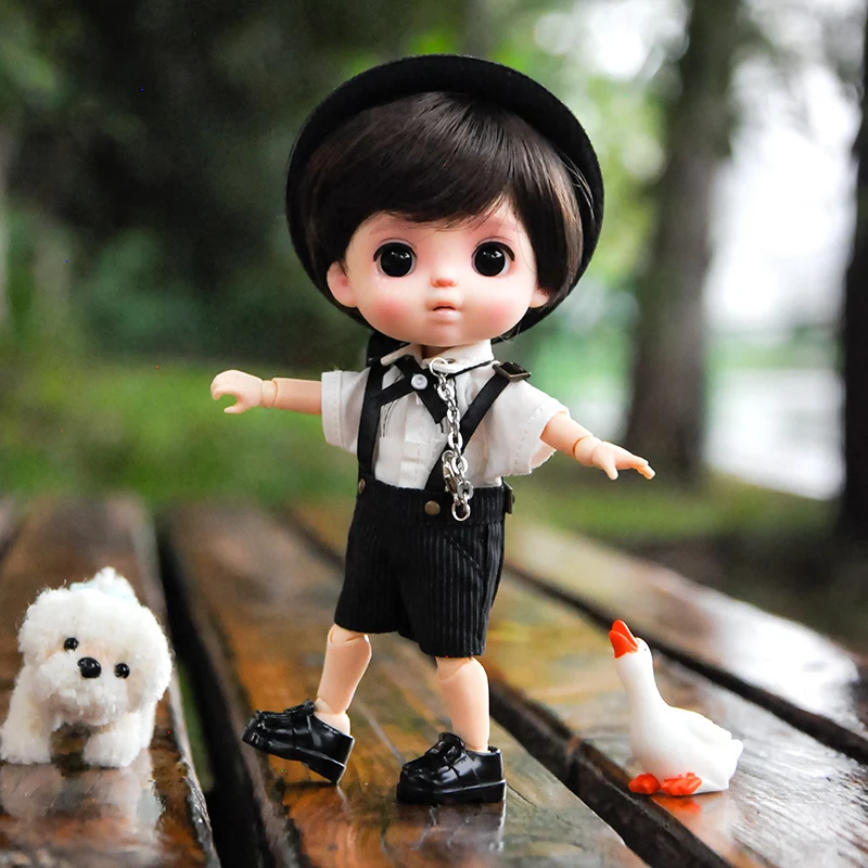 Obitsu 관절 인형 머리에 유리 눈을 가진 전체 머리 메이크업, 소년 소녀 장난감, 1/12 BJD 헤드 액세서리