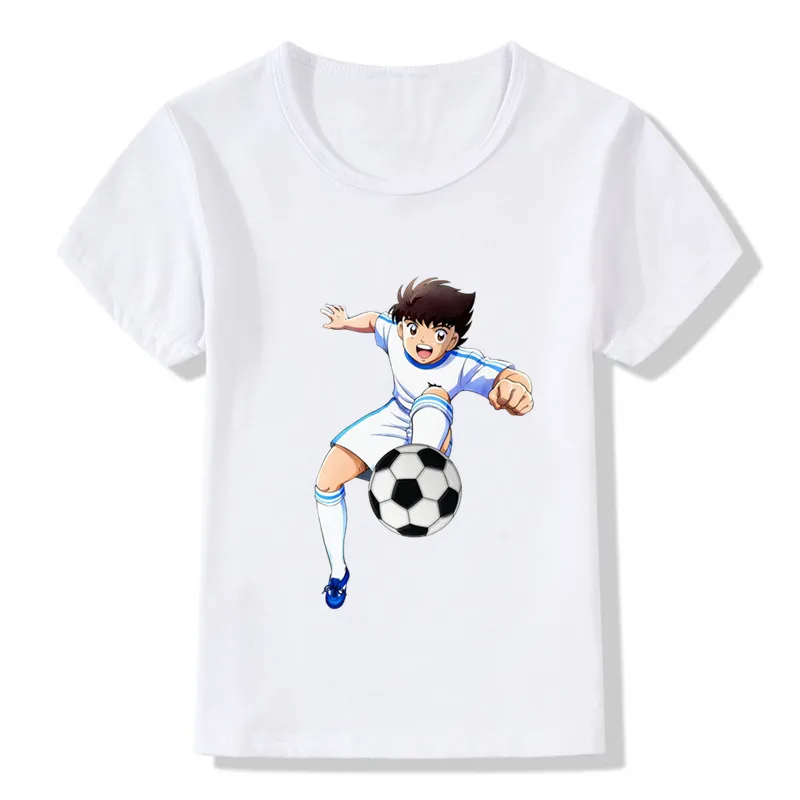 Anime Captain Tsubasa Le Petit Footballer Print Cartoon Kids T-shirt Summer Girls Boys Children's Clothing t shirt cotton t shirt kids t shirt girls t shirt girls tee shirt stitch t shirt t shirt set