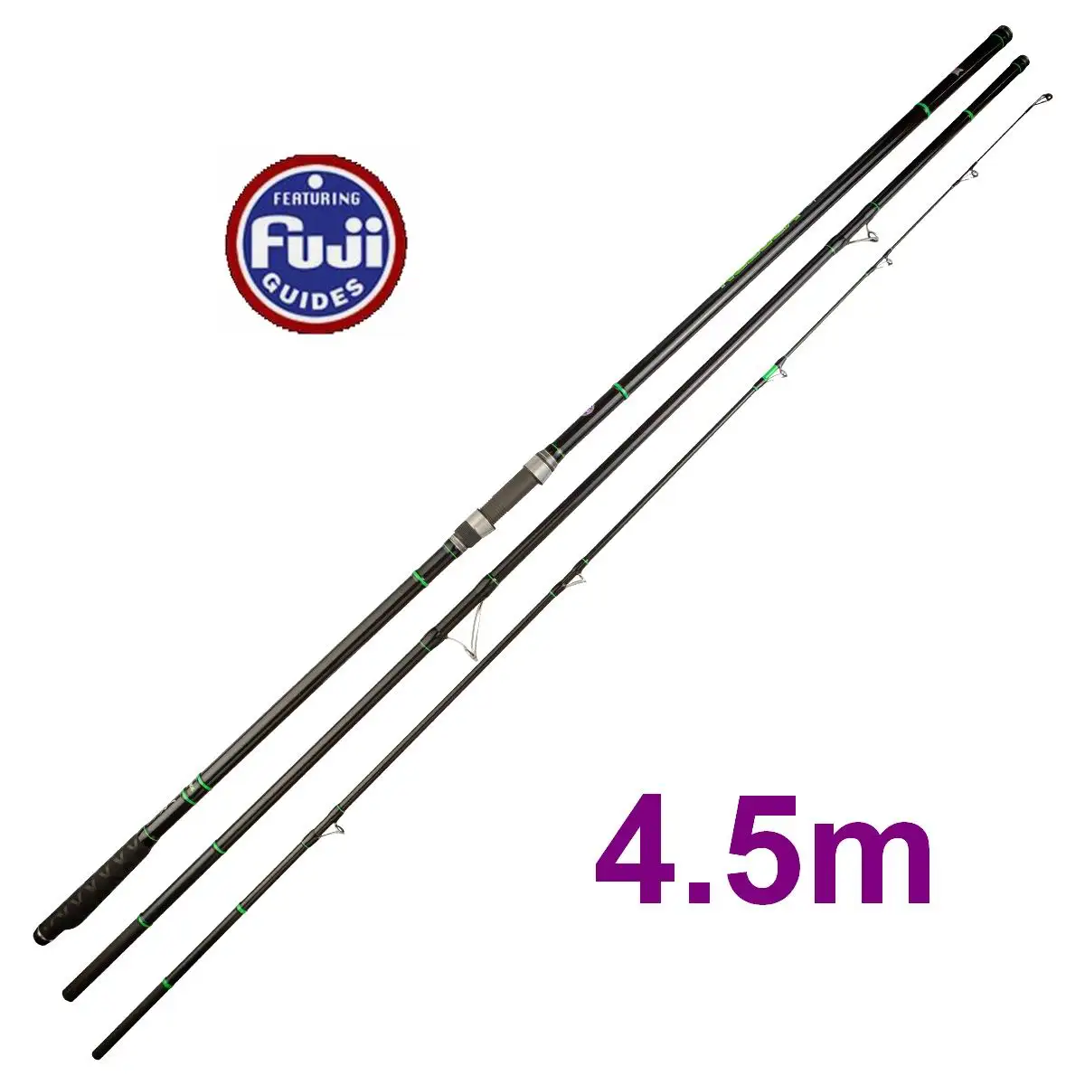 ZZ266 35 # Fuji CR pierścienie siedzenia 4.5m 628g 40T Carbonfiber SurfCasting pręt pół stałe końcówki Dia. 1.8mm tyłek 22mm przynęta 100-300g