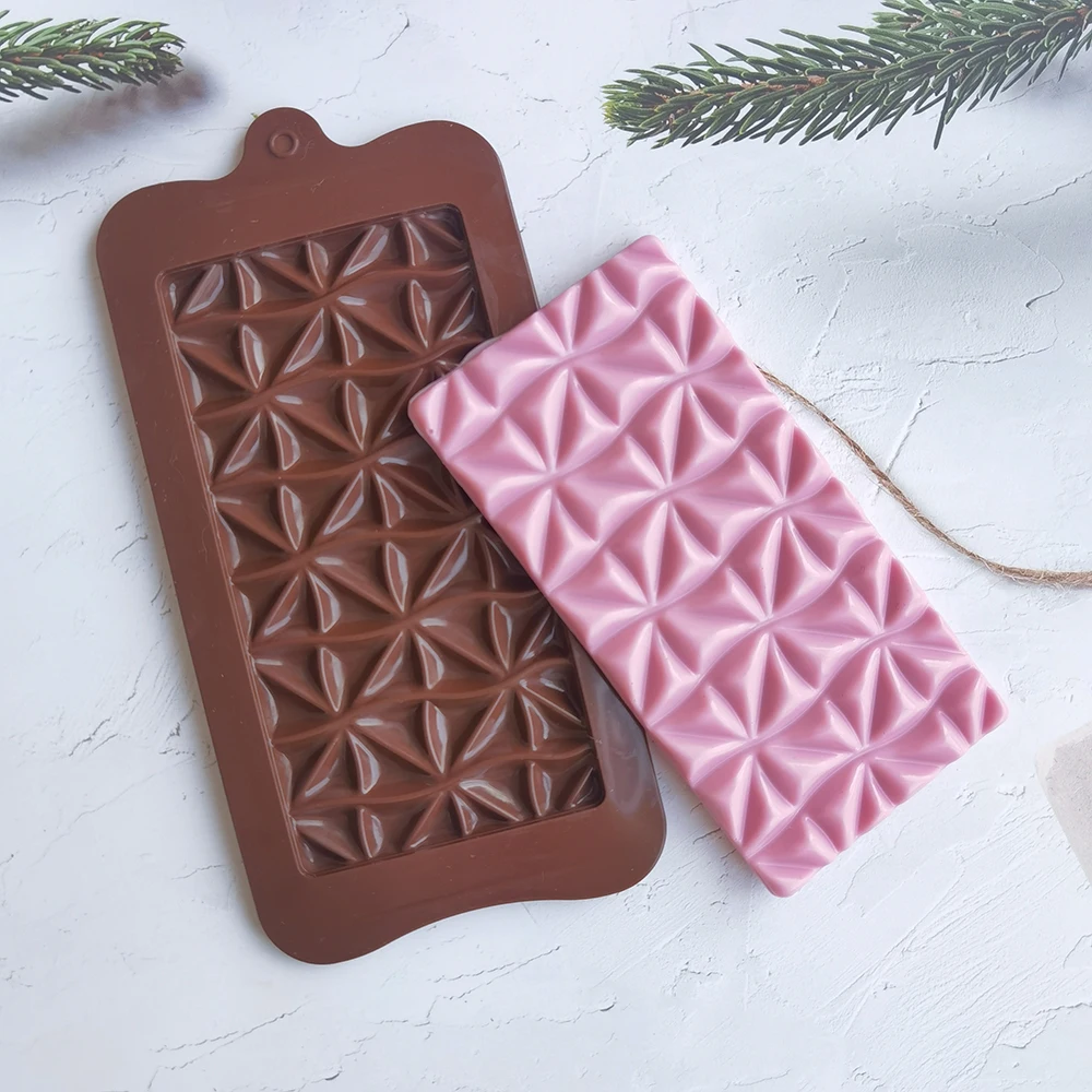 

New Silicone Chocolate Mold Many Square Shapes Cake Mould Jelly Candy 3D DIY Kitchen Accessories Reusable Baking Tools