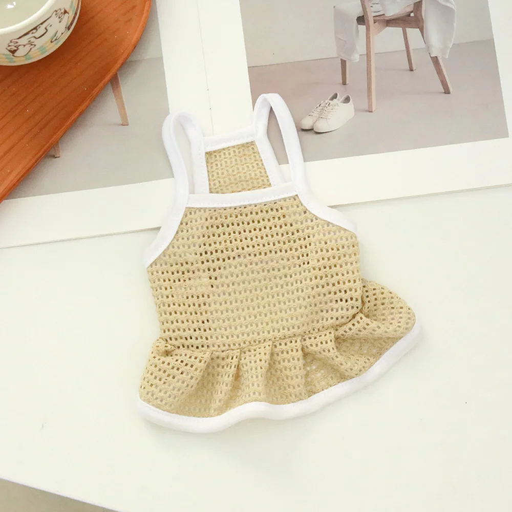 NONECN mesh pet dress for cats and dogs
