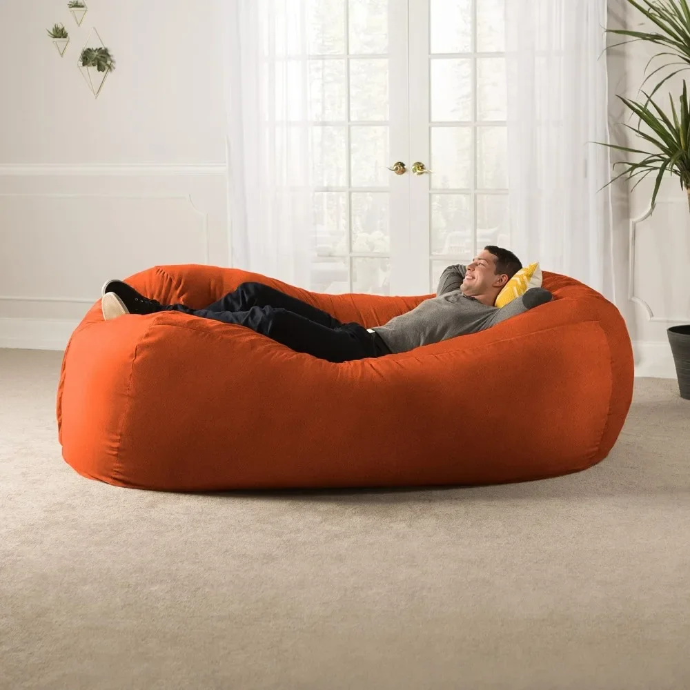 

Outdoor Bean Bag Sofa Traditional David 7 Foot Bean Bag, Mandarin