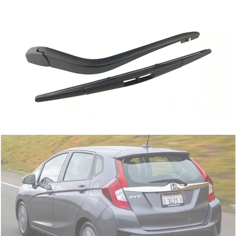 355mm 14" Rear Window Windshield Wiper Blade Arm Set for 09-14 Honda Fit Jazz MK2  Car  Back Wiper Blade Arm 3