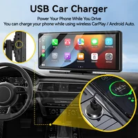 VENBES 10.26 pouces autoradio sans fil CarPlay Android Auto IPS écran tactile lien miroir Bluetooth USB TF Carplay affichage 5