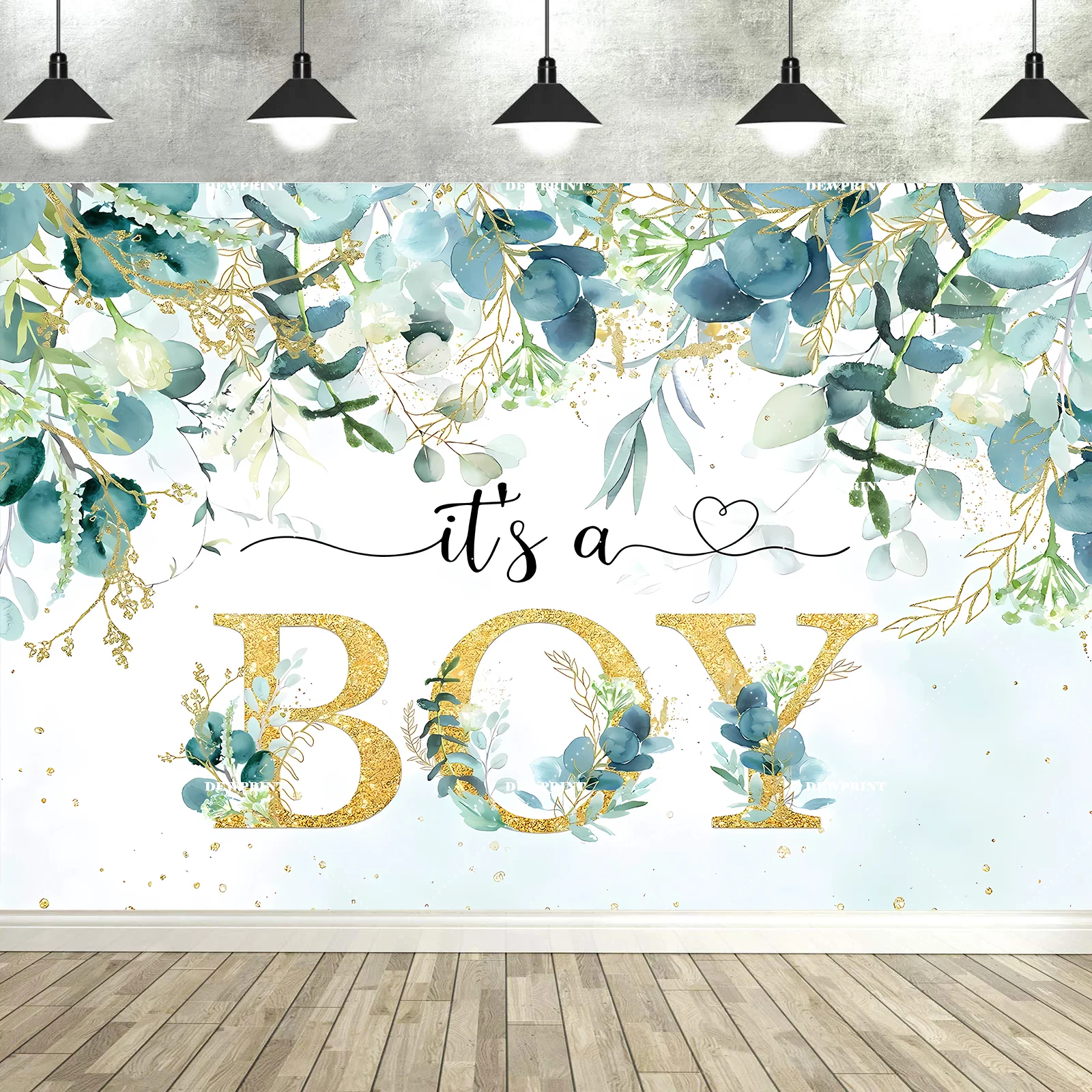 Blue Pink Bear Baby Shower Backdrop We Can Bearly Wait Banner for Bear Baby Shower Decorations Newborn Photo Props Background