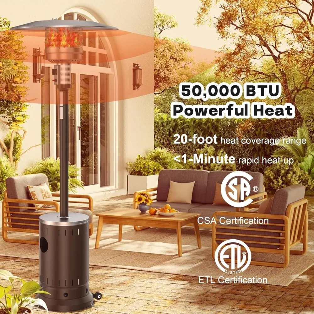 High-BTU Stainless Patio Heater 2