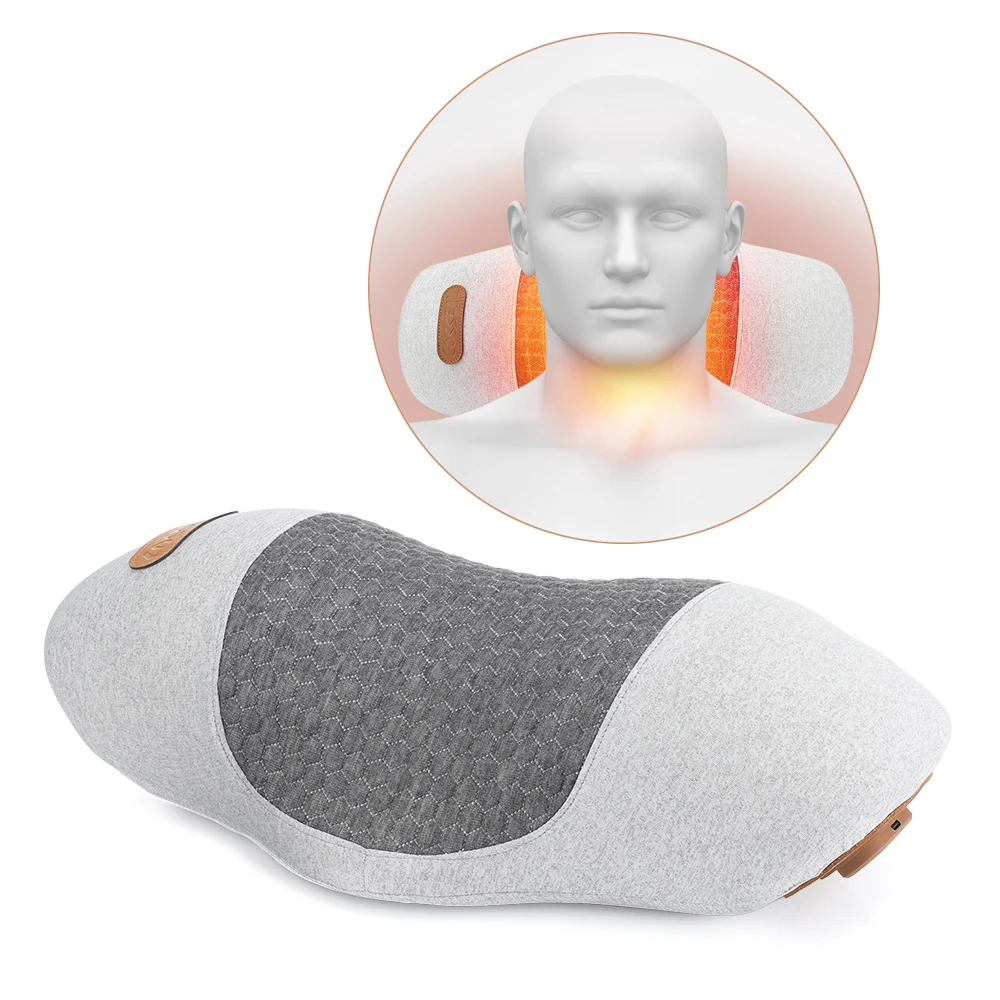 

Deep Tissue Kneading Cervical Spine Traction Neck Stretcher Electric Heating Vibration Back Waist Neck Massage Pillow