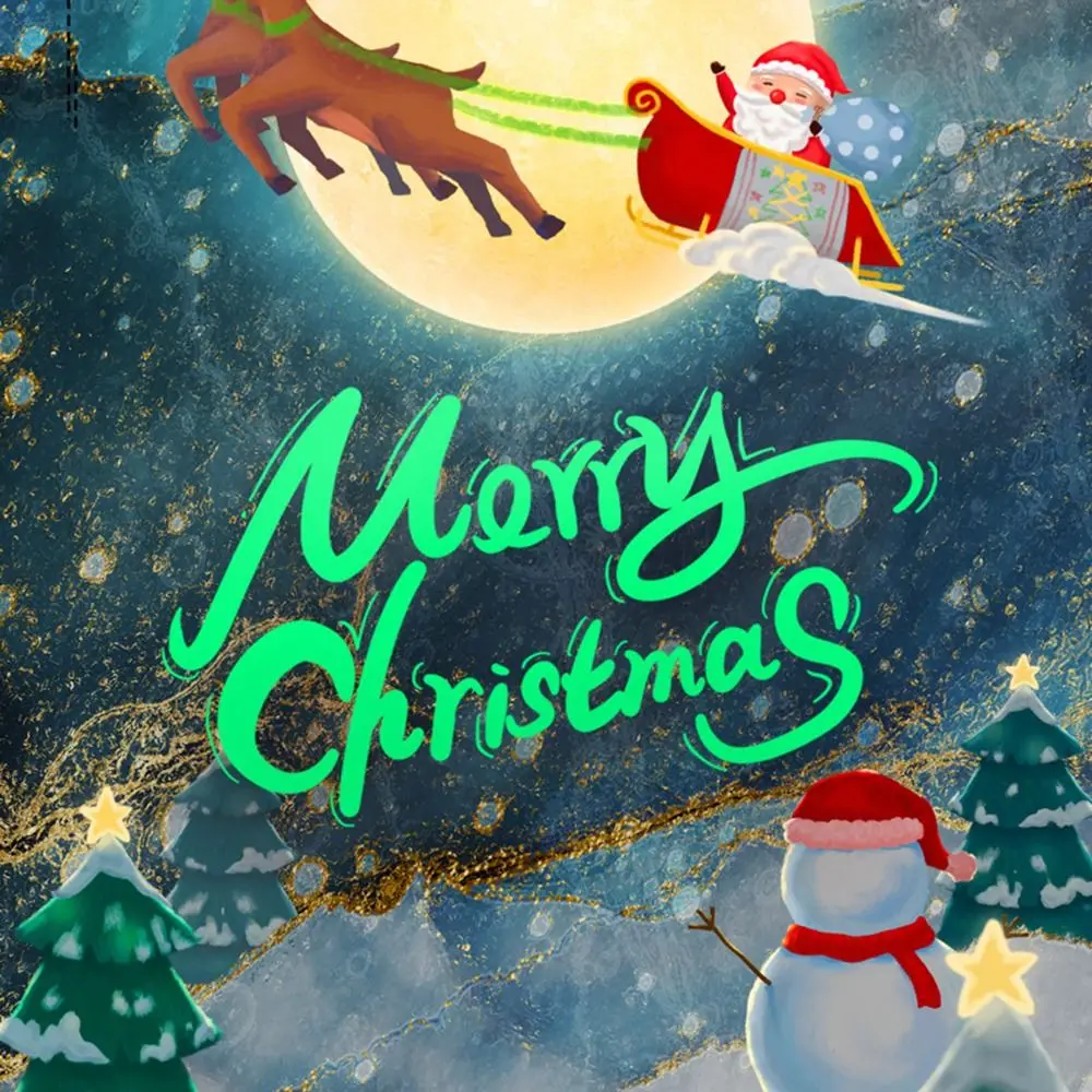 Decoration Gift Kids Party Fake Tattoo Holiday Fake Tattoo Luminous Tattoo Sticker Christmas Temporary Tattoo Body Art Stickers