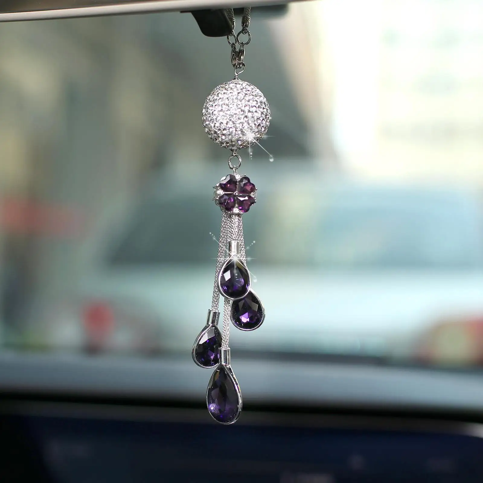 Bling Car Accessories for Mirror, Bling Car Decoration Crystal Car Rear View